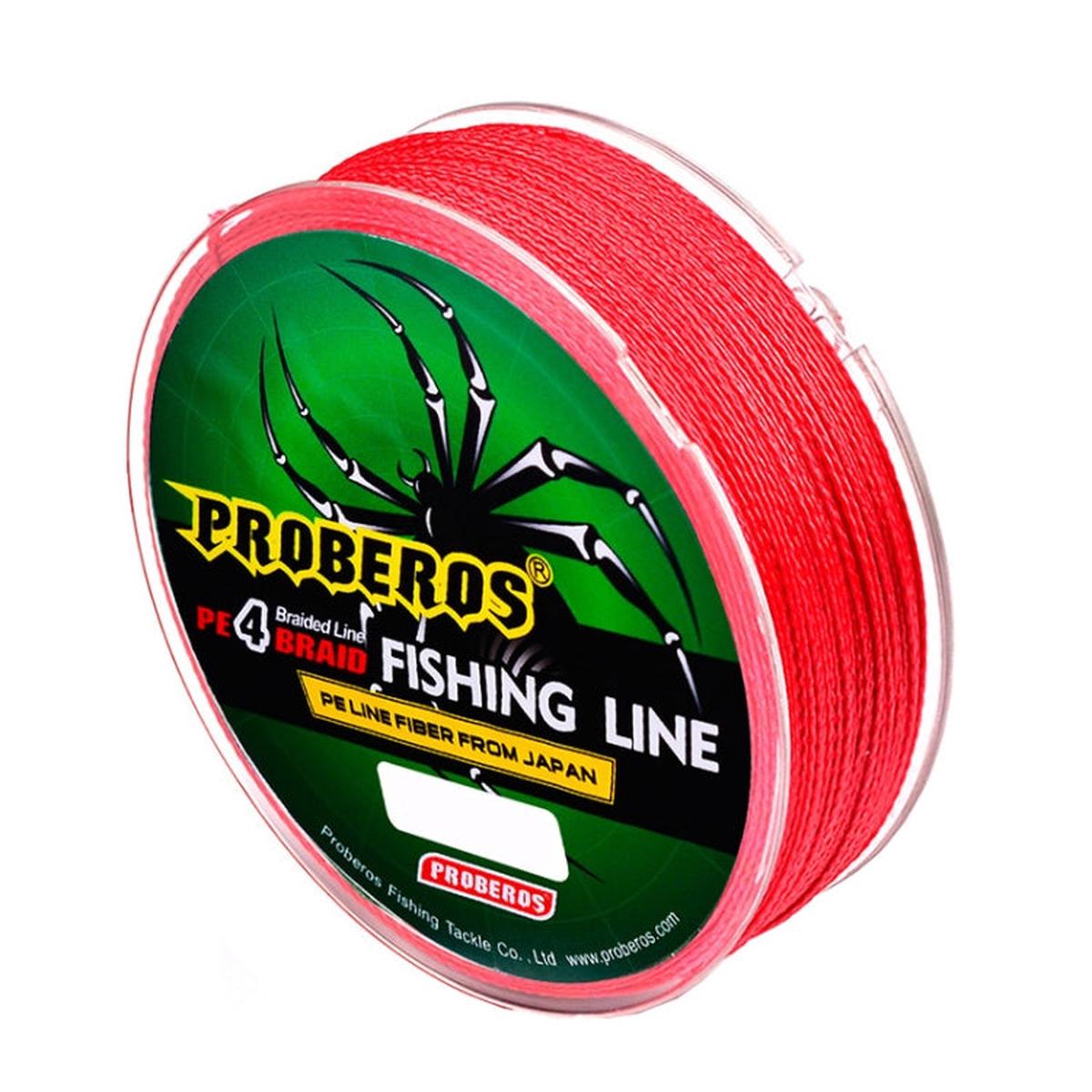 2 PCS PROBEROS 4 Edited 100M Strong Horse Fish Line, Line number: 3.0 / 35LB
