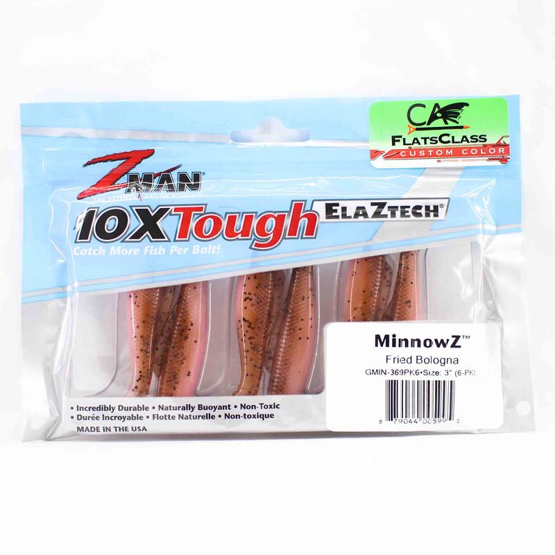 Zman Soft Lure MinnowZ 3 Inch 6/Pack Fried Bologna (5995)