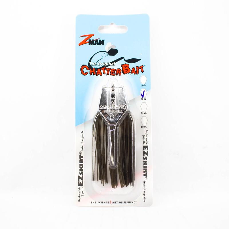 Zman Chatterbait 3/8 oz Sinking Lure Green Pumpkin (0133)