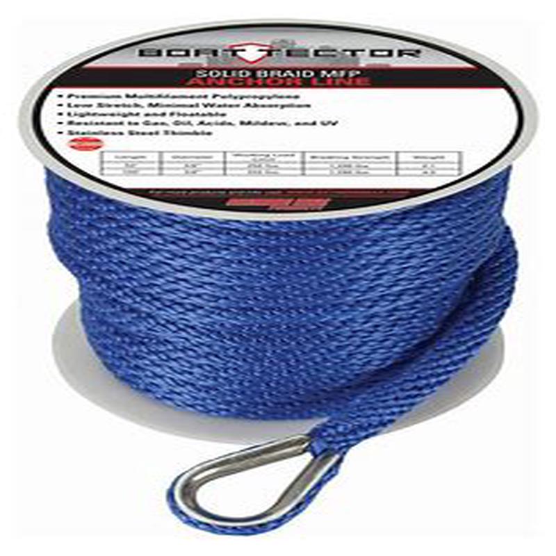 BoatTector ExMax SOLID BRAID MFP ANCHOR LINE - 3/8"X100'
