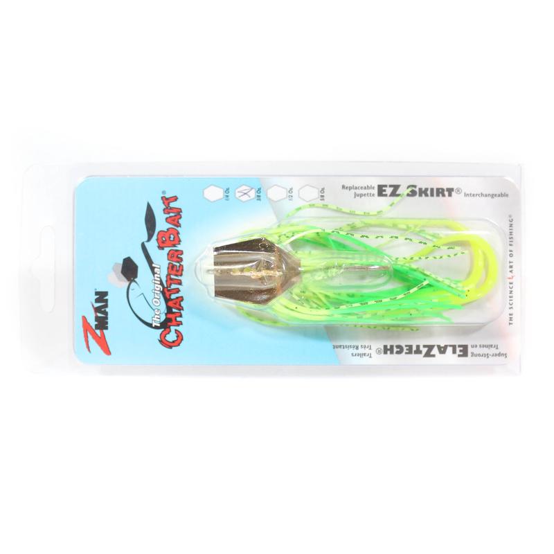 Zman Chatterbait 3/8 oz Sinking Lure Frog (0348)