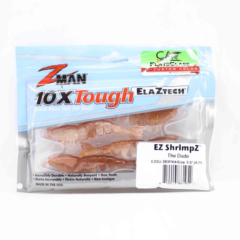 Zman Soft Lure Shrimpz 3.5 Inch 4/Pack The Dude (1952)