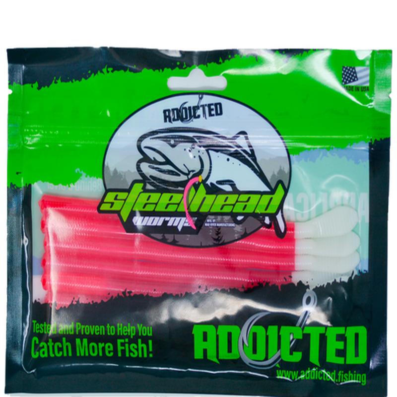 Addicted Fishing 6" Steelhead Worms