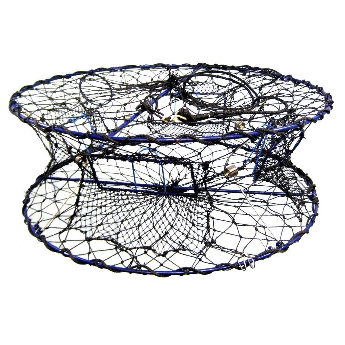 American Maple Heavy Duty Collapsible Crab Pot 32 X 12 Poly With Hinged Tending Door