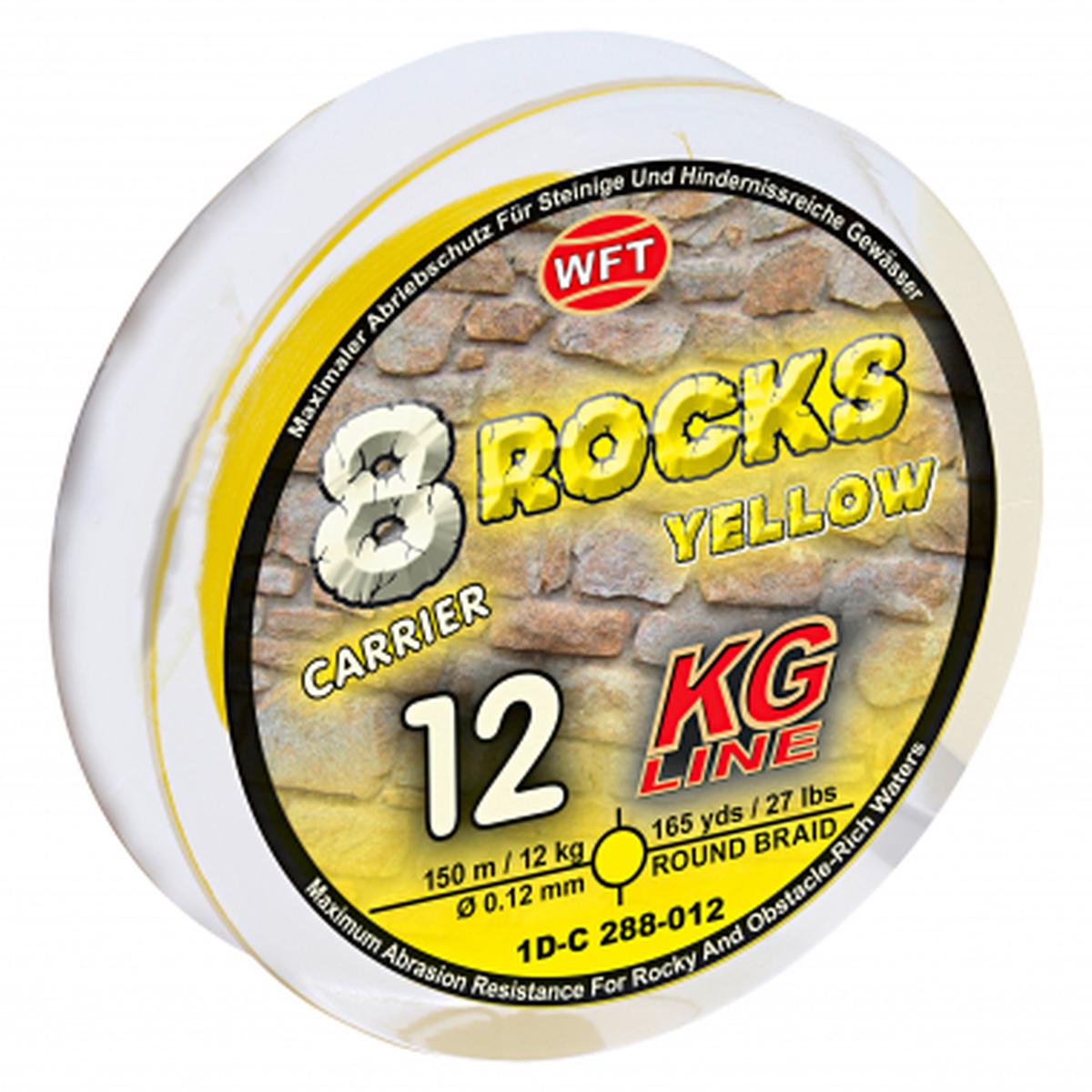 Fishing Line 8 Rocks KG / 8-Carrier Super Braid (yellow)
