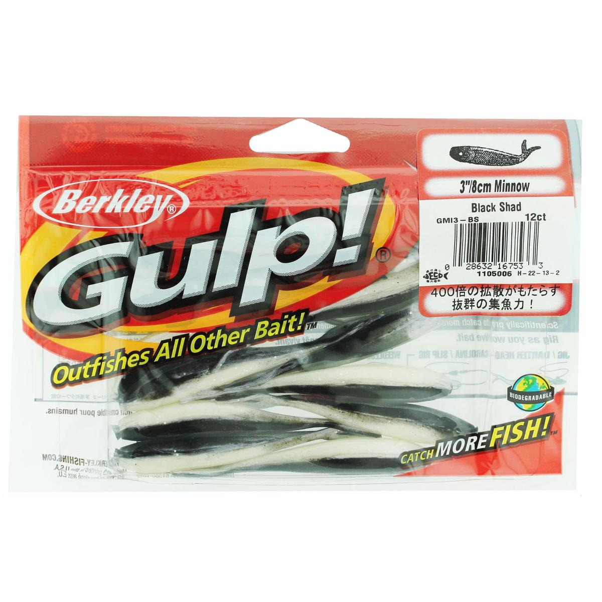 Gmi3-bs Gulp Mnow Black Shad 3in 04