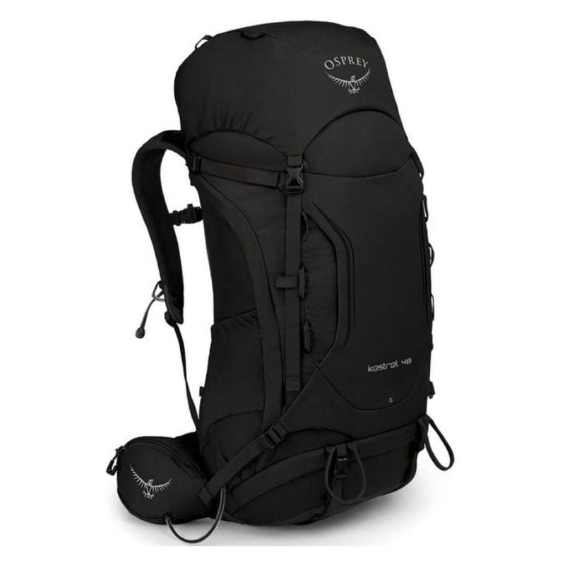 Osprey Kestrel 48 Backpack - Medium/Large - Men's Backpacking (Black)