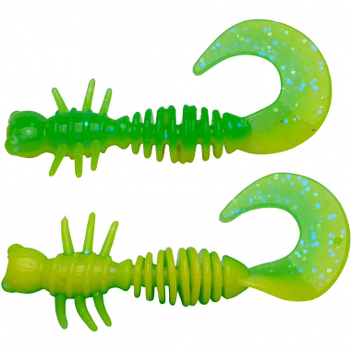PowerBait Power Curly (Spring Green/Sunshine Yellow)
