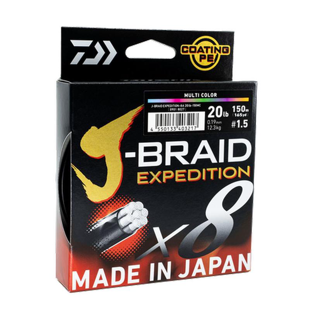 Daiwa J-Braid Expedition 500M Line Multi