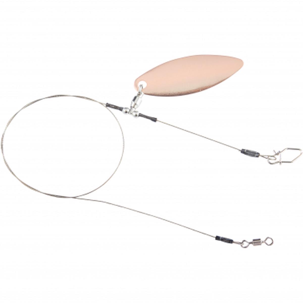 7x7 Wire leader with spinner blade (Copper)