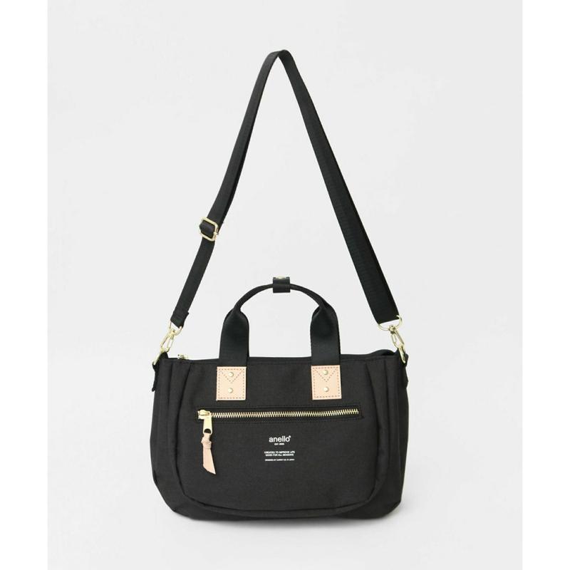 Anello Atelier 2Way Mini Tote Bag (Black)