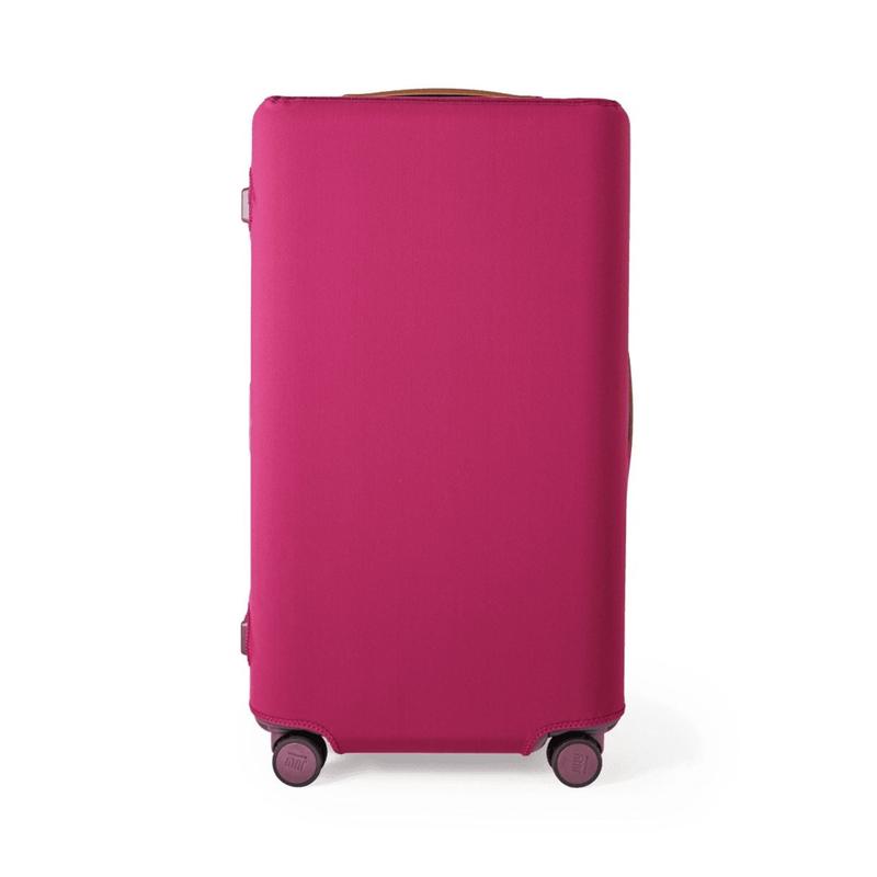 July Checked Trunk Stretch Cover - French Plum