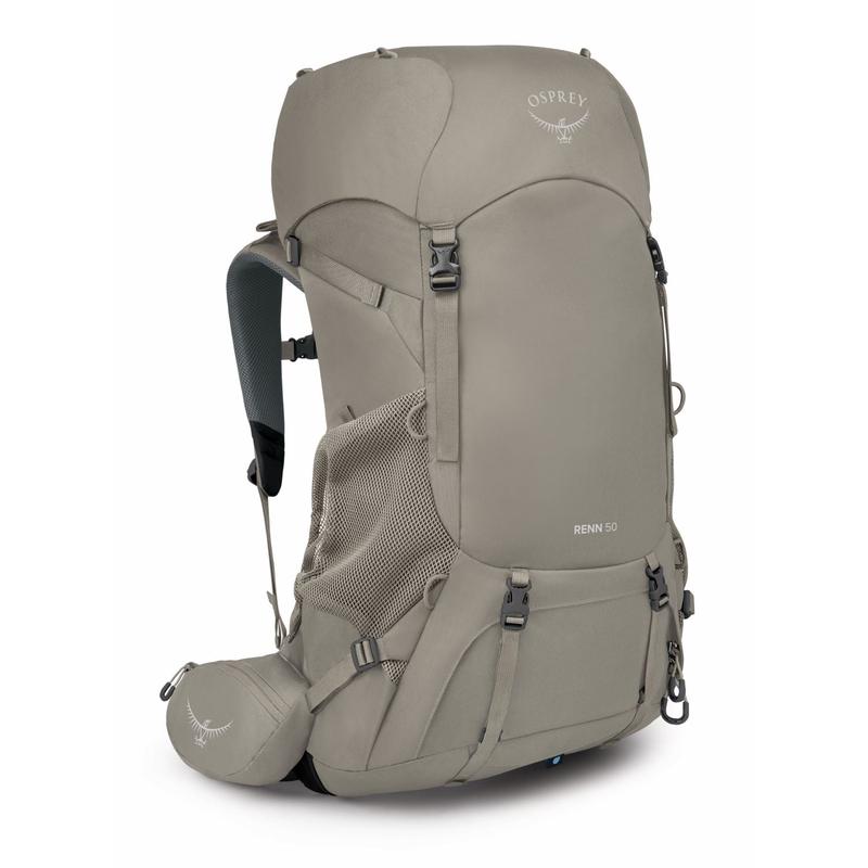 Osprey Renn 50 Backpack - Women's Backpacking (Pediment Grey/Linen Tan)