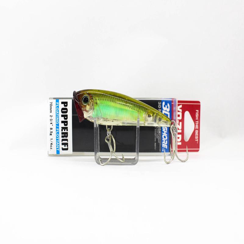 Yo Zuri Duel 3D Inshore Popper 70 Floating Lure R1210-RPCH (8406)