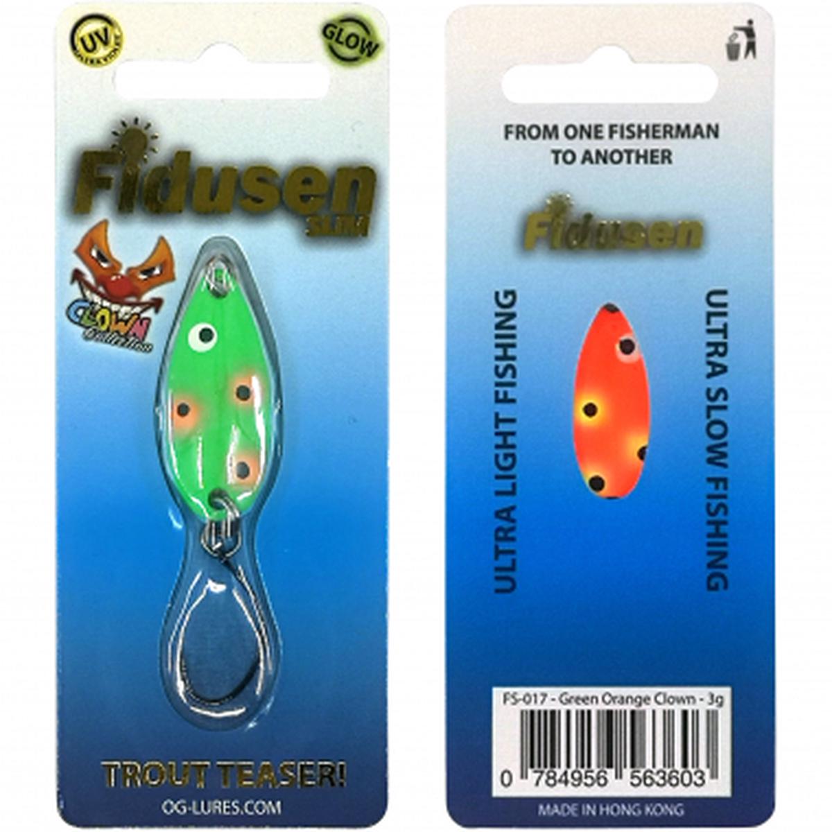 Micro Bait Fidusen Slim (Green Orange Clown)