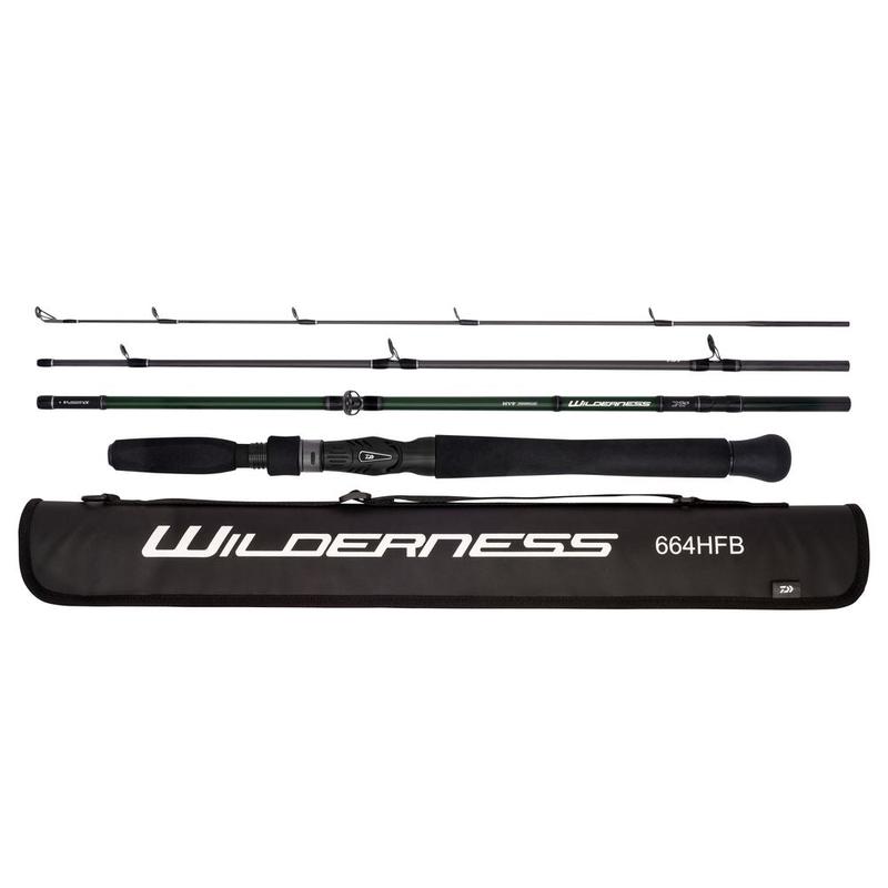 Daiwa 20 WILDERNESS 664LXS 6'6" Spin Rod