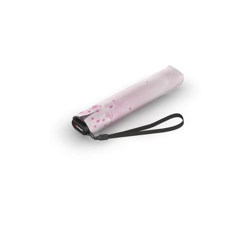 Knirps US.050 Ultralight Slim Manual Umbrella (UV Protection) - Sakura Romance / Iridisent Inner Coating
