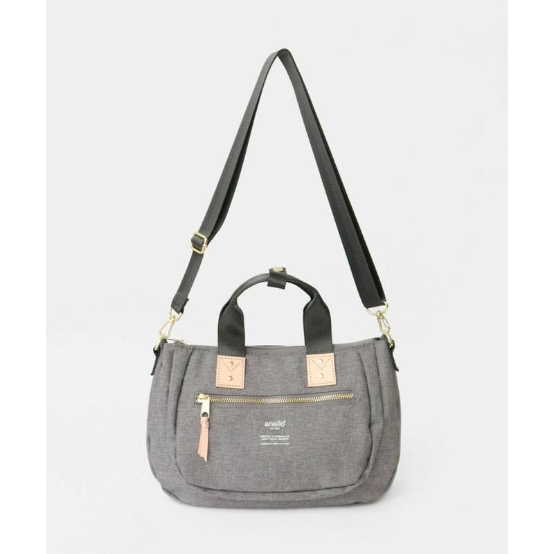 Anello Atelier 2Way Mini Tote Bag (Light Grey)