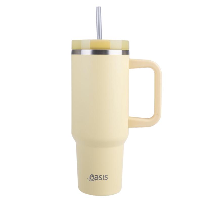 Oasis Stainless Steel Insulated Commuter Travel Tumbler 1.2L - Daffodil