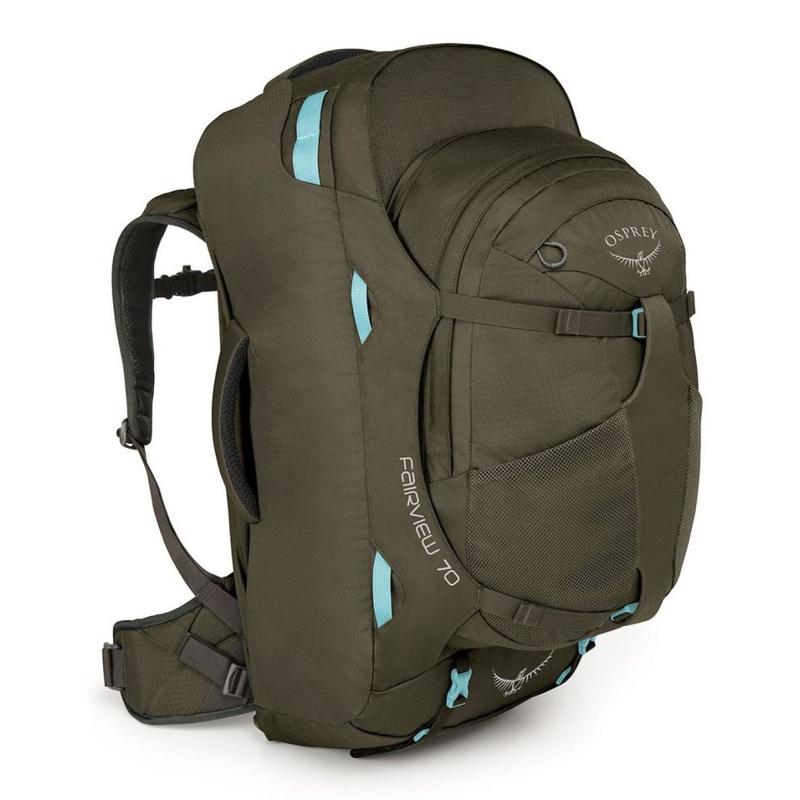 Osprey Fairview Travel Pack 70 Backpack - Small/Medium - Women's Travel - Trekking (Misty Grey)