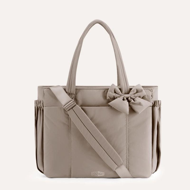 Bagsmart Crush Laptop Tote 23L (Camel)