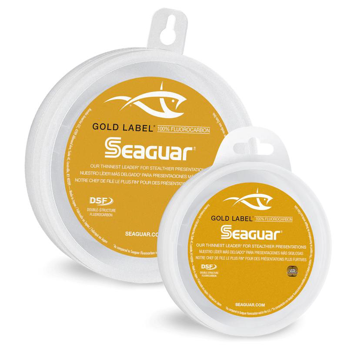 SEAGUAR GOLD LABEL FLUOROCARBON LEADER LINE 25YD 8211 4LBS 6LBS or 8LBS