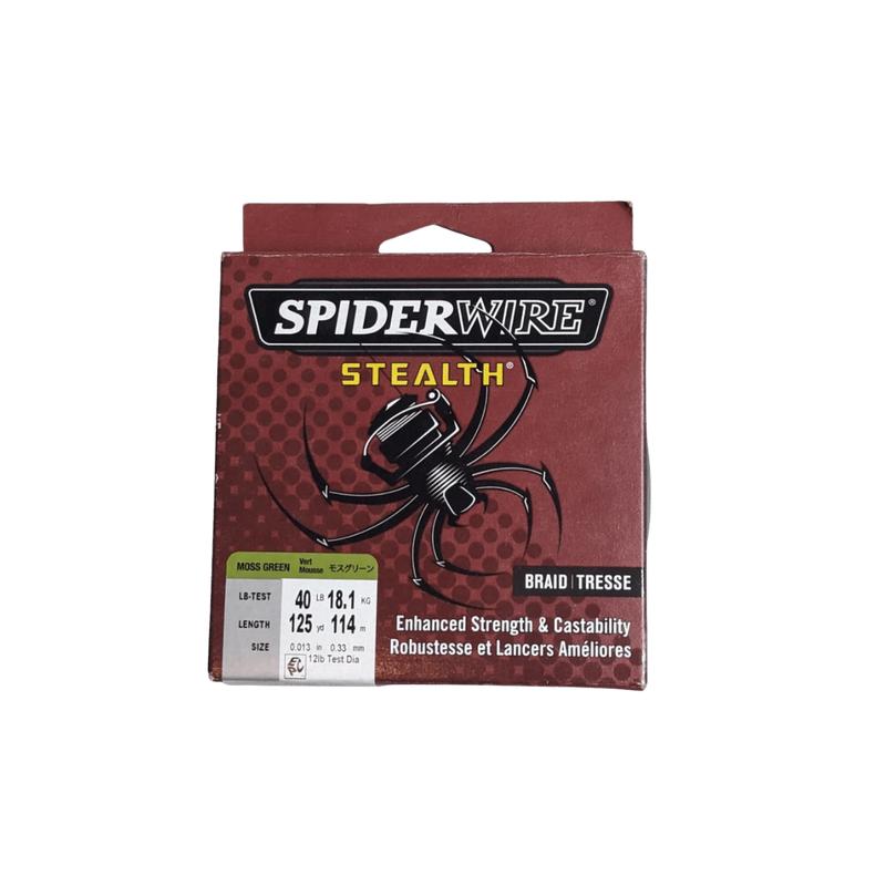 SPIDERWIRE STEALTH SUPERLINE 125YD - 40 LBS - MOSS GREEN