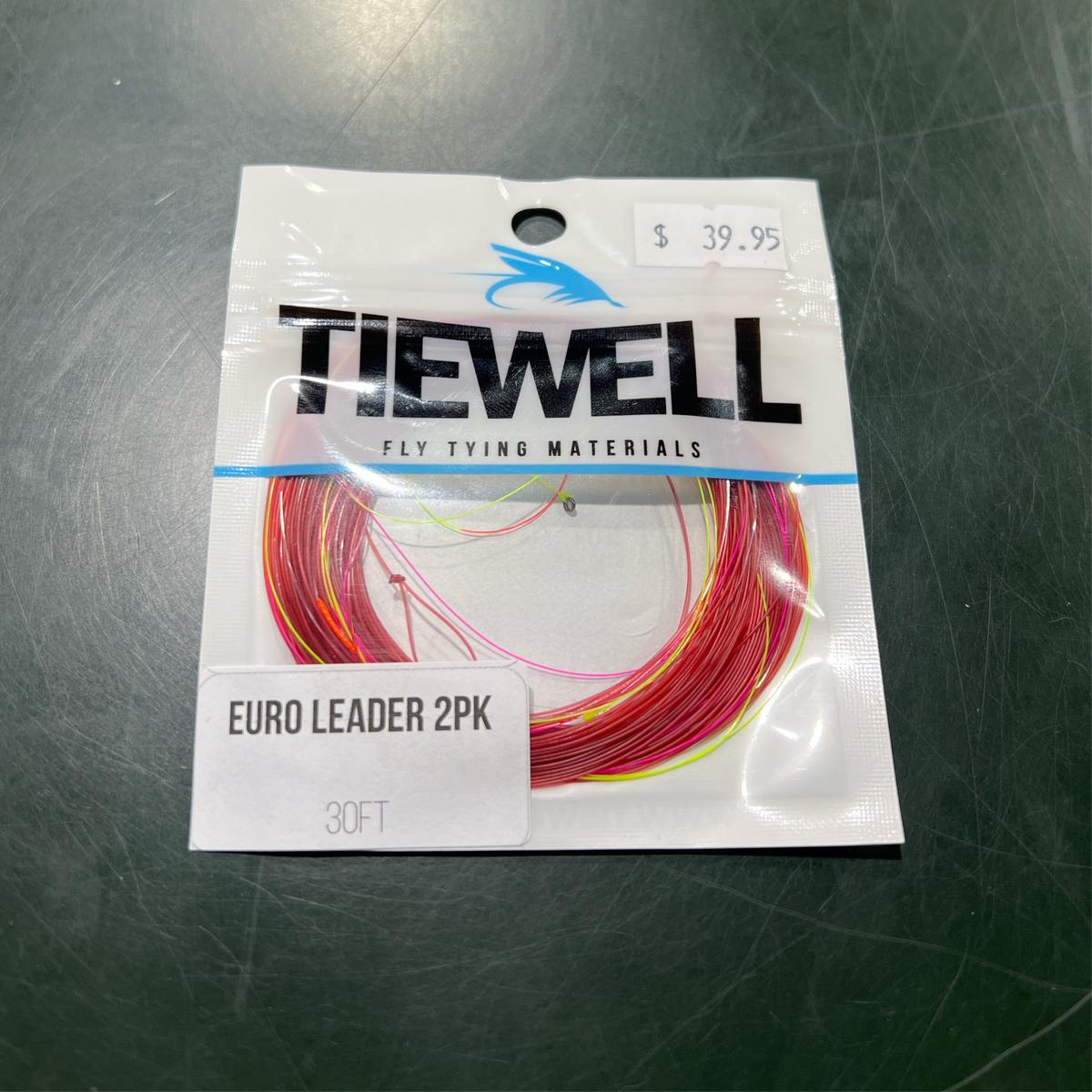 Tiewell Hand Tied Euro Nymphing Leader 30ft.