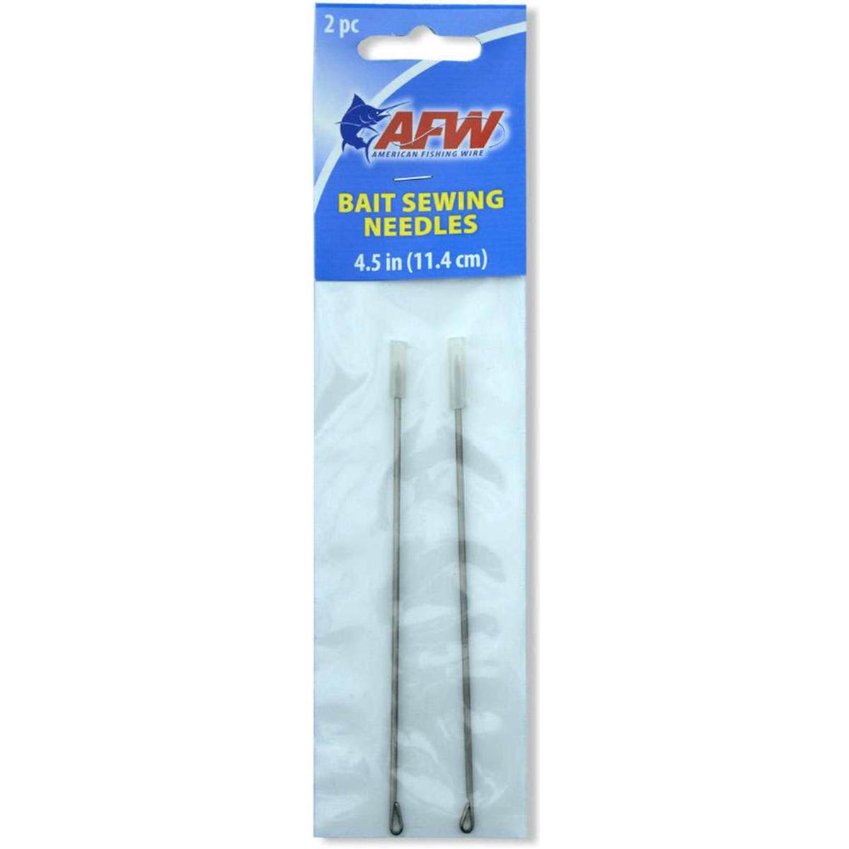 American Fishing Wire Bait Sewing Needles, Stainless Steel, 4.5in