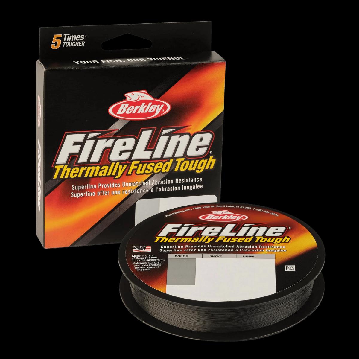 BERKLEY FIRELINE FILLER SPOOL 125YD - SMOKE | 14 LBS