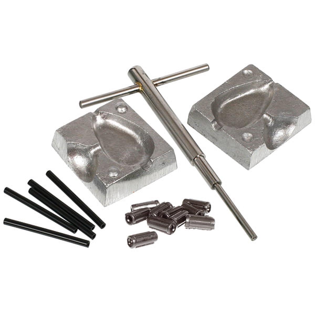 CJT In-Line Flat Pear Bomb Lead Mould Kit