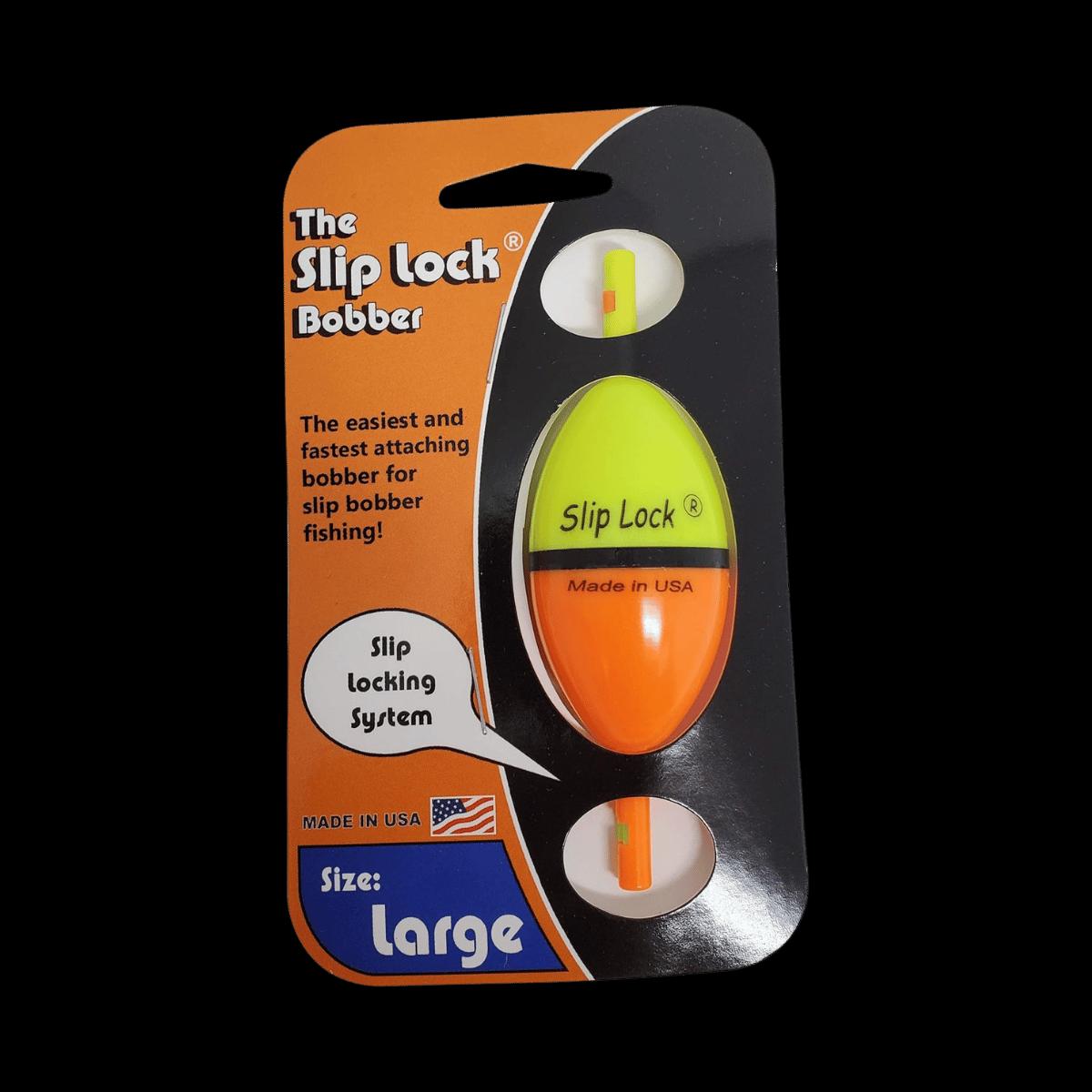 CLEAR BLUE SLIP LOCK BOBBER - LARGE