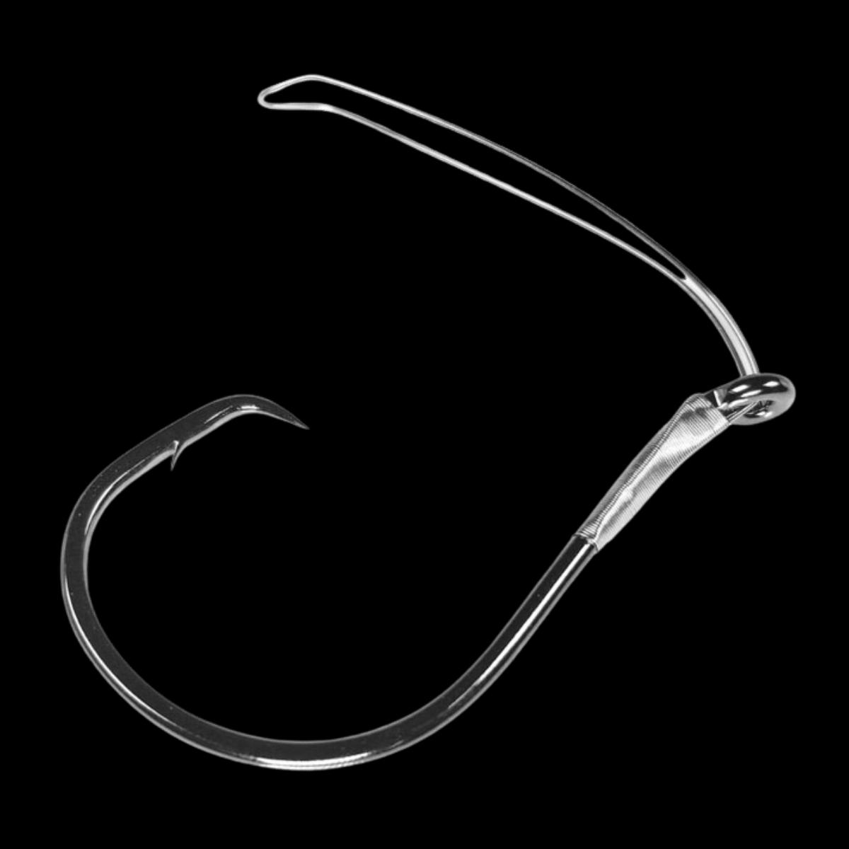 GAMAKATSU CATFISH CIRCLE WEEDLESS HOOK - BLACK SIZE 7/0 - 4 PACK