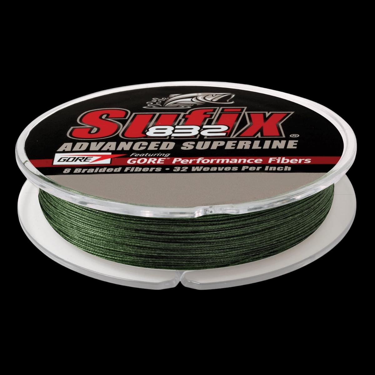 SUFIX 832 BRAID 150YD - 06 LBS LOW VIS GREEN FISHING LINE