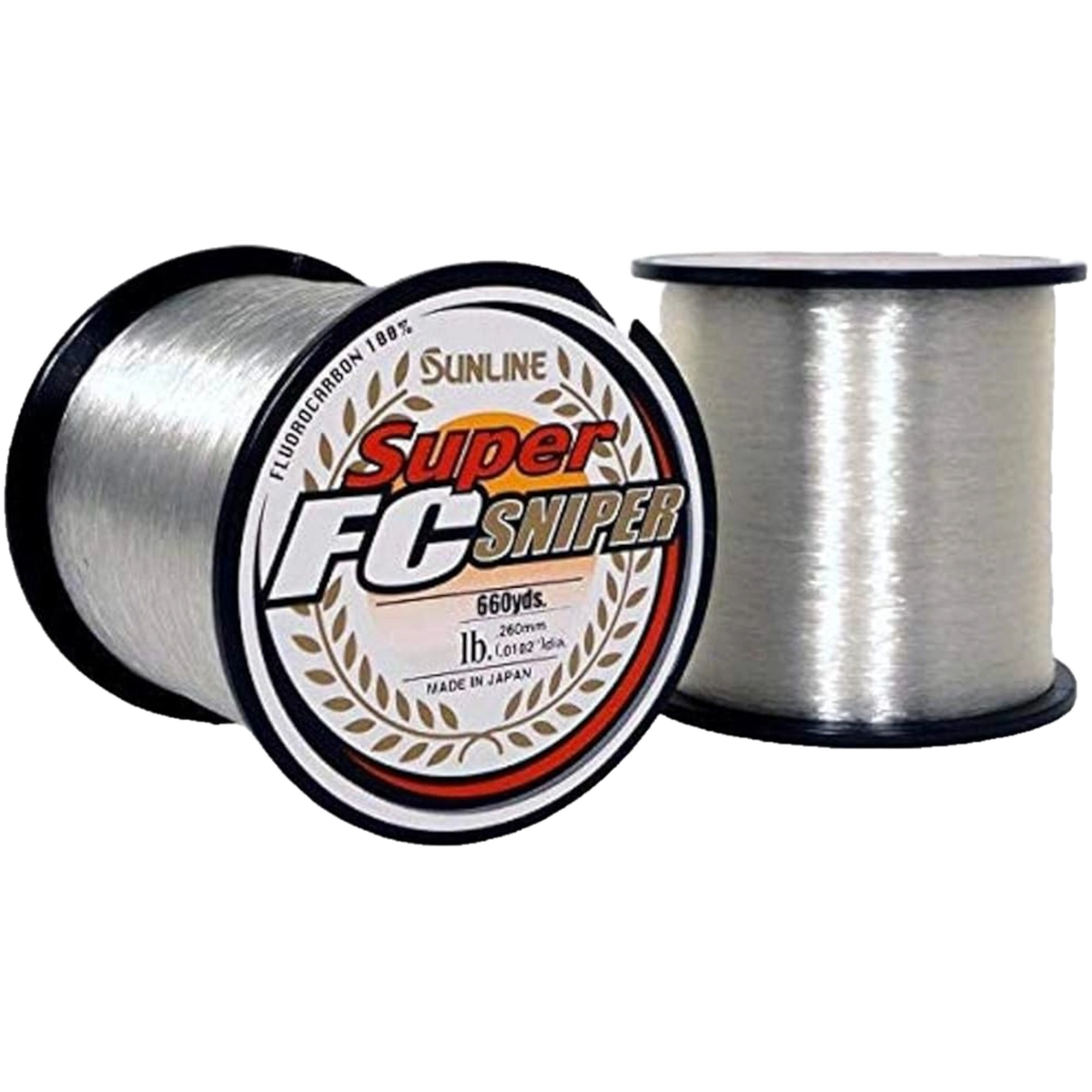 Sunline Super FC Sniper Fluorocarbon Line 12lb, 660yd Clear