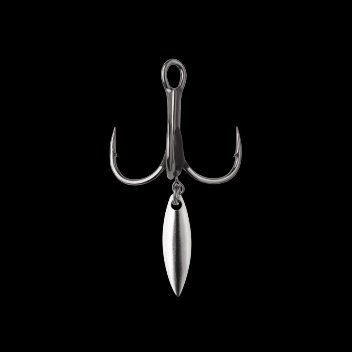 VMC BLADED HYBRID TREBLE SHORT 2PK - BLACK NICKEL