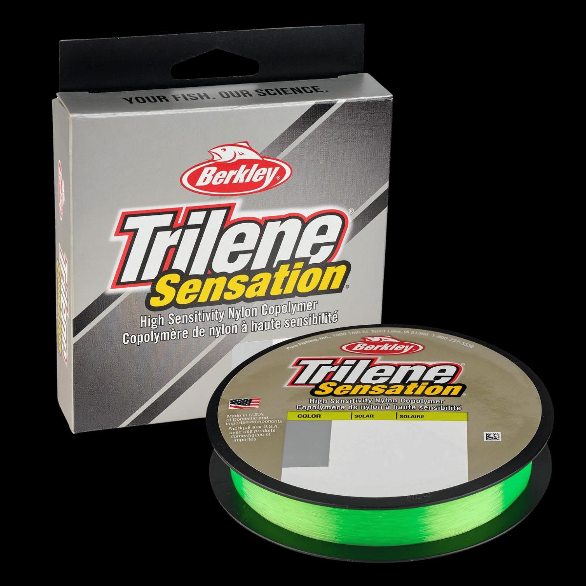 BERKLEY TRILENE SENSATION FILLER SPOOL 330 YARD - SOLAR | 10 LBS