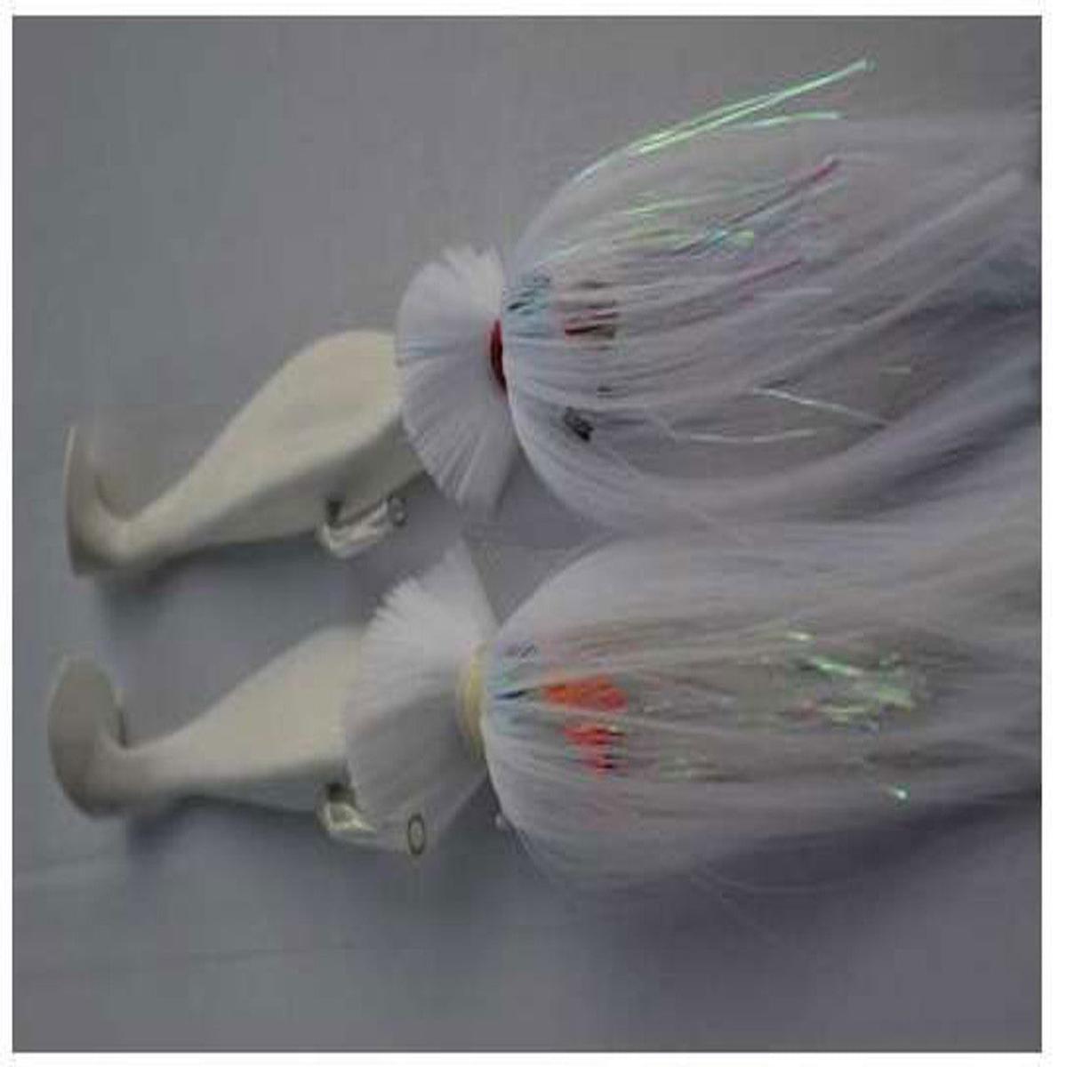 Blue Water Candy 60275 Parachute Rig, 6", 3 oz/2 oz, Shad White