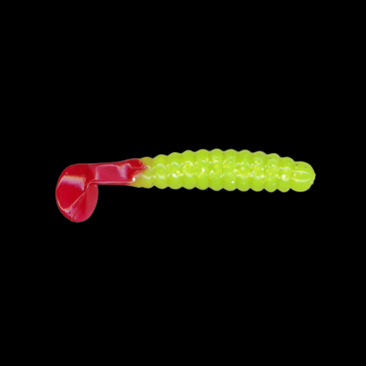 CHARLIE BREWERS CRAPPIE SLIDER GRUB 18PK - 1-1/2 IN - 1-1/2IN | CHART GLTR RED