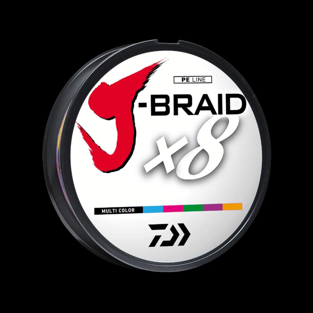 DAIWA J-BRAID X8 FS 500YD 50 LBS MULTI COLOR