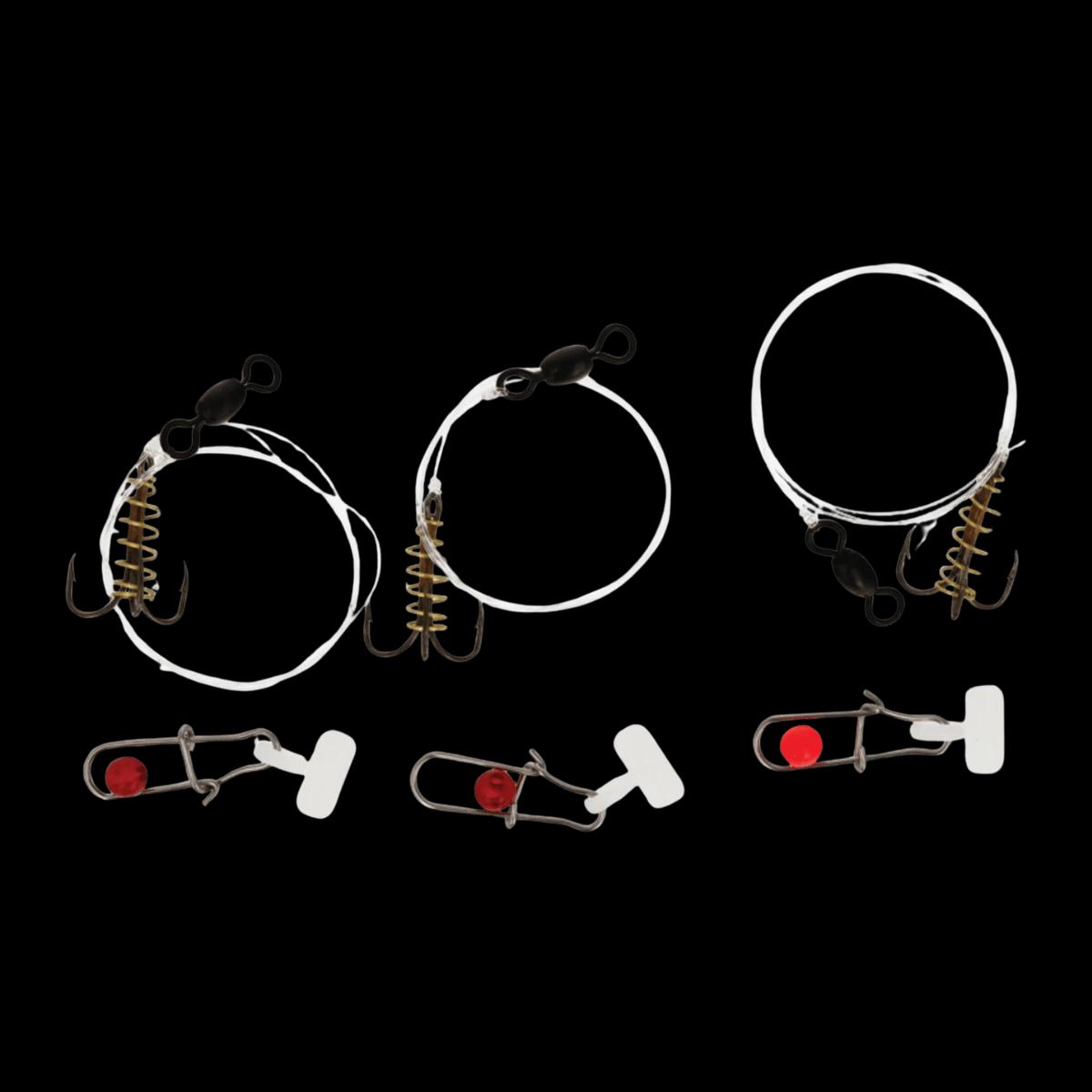 EAGLE CLAW SOFT BAIT SINKER SLIDE RIG BRONZE