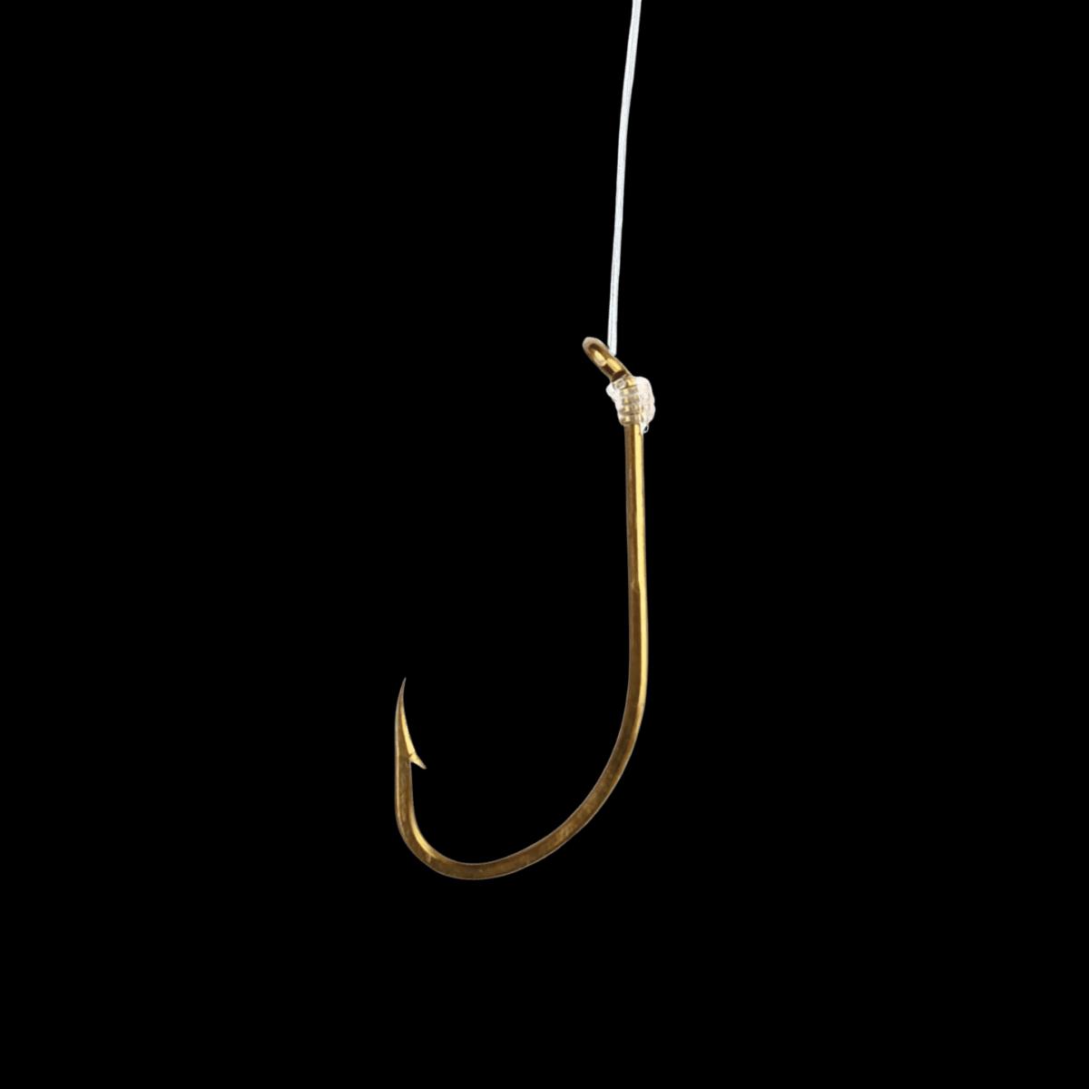 EAGLECLAW PLAIN SHANK HOOK - SIZE #8 BAITHOLDER FISH HOOK