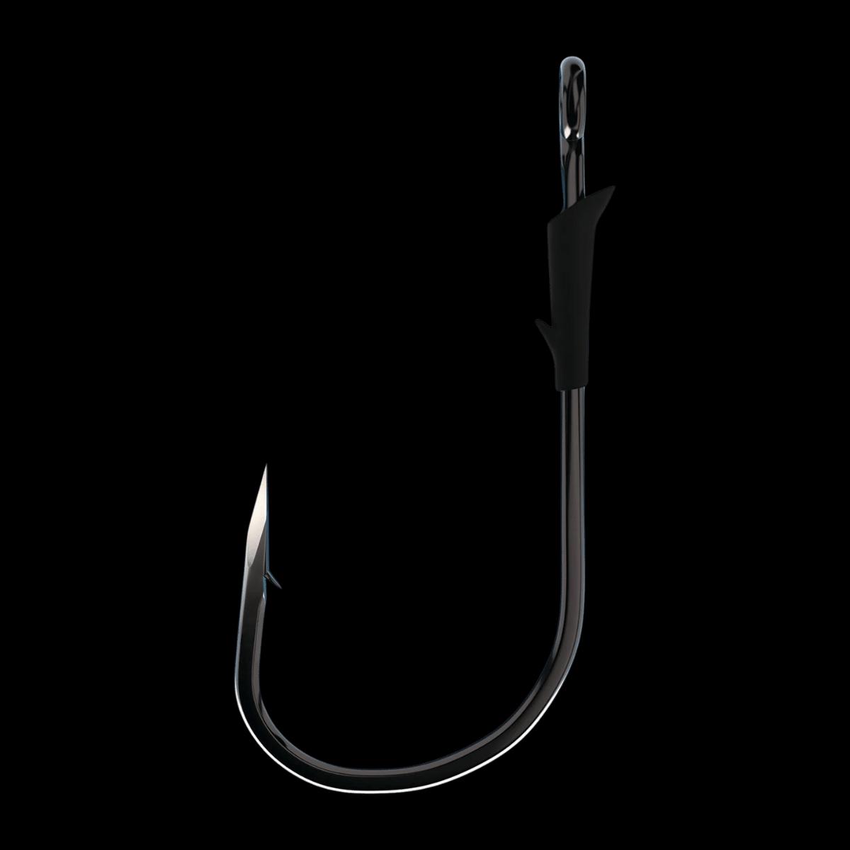EAGLECLAW TROKAR FLIPPIN` HOOK SIZE 5/0 PLATINUM BLACK
