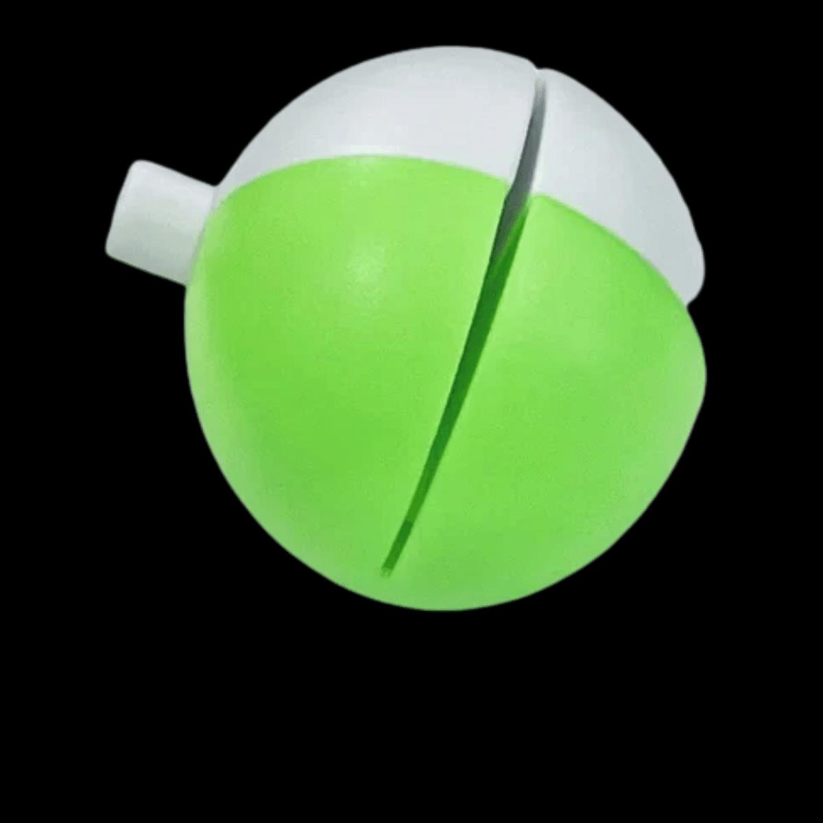 EZ ON FISHING BOBBER 2PK - 1.5IN | GREEN/WHITE