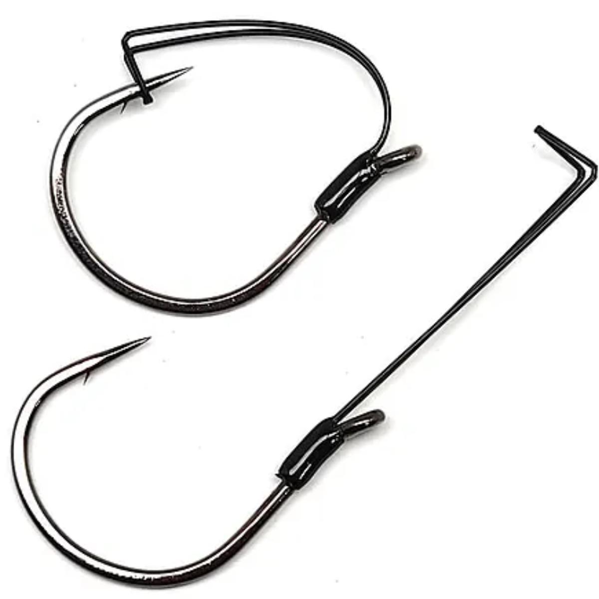 Gamakatsu Finesse Wide Gap Weedless Hook Ns, Size 4/0, 4pk, Black