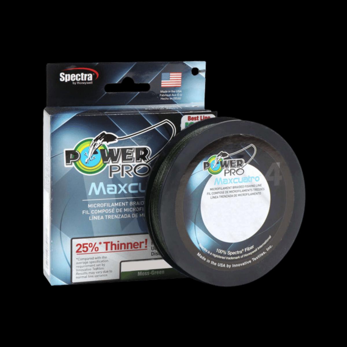 POWER PRO MAXCUATRO 150YD 30 LBS MOSS GREEN
