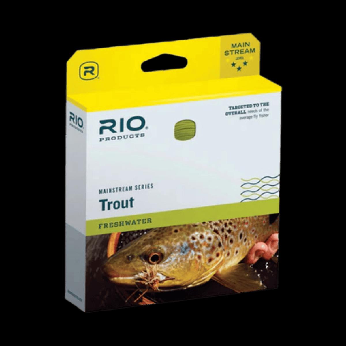 RIO MAINSTREAM TROUT FLY LINE - LEMON GREEN WF4F