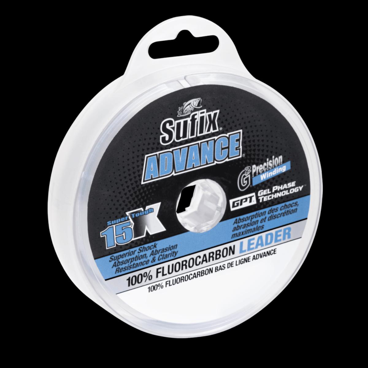 SUFIX ADVANCE FLUOROCARBON LEADER 25YD - CLEAR