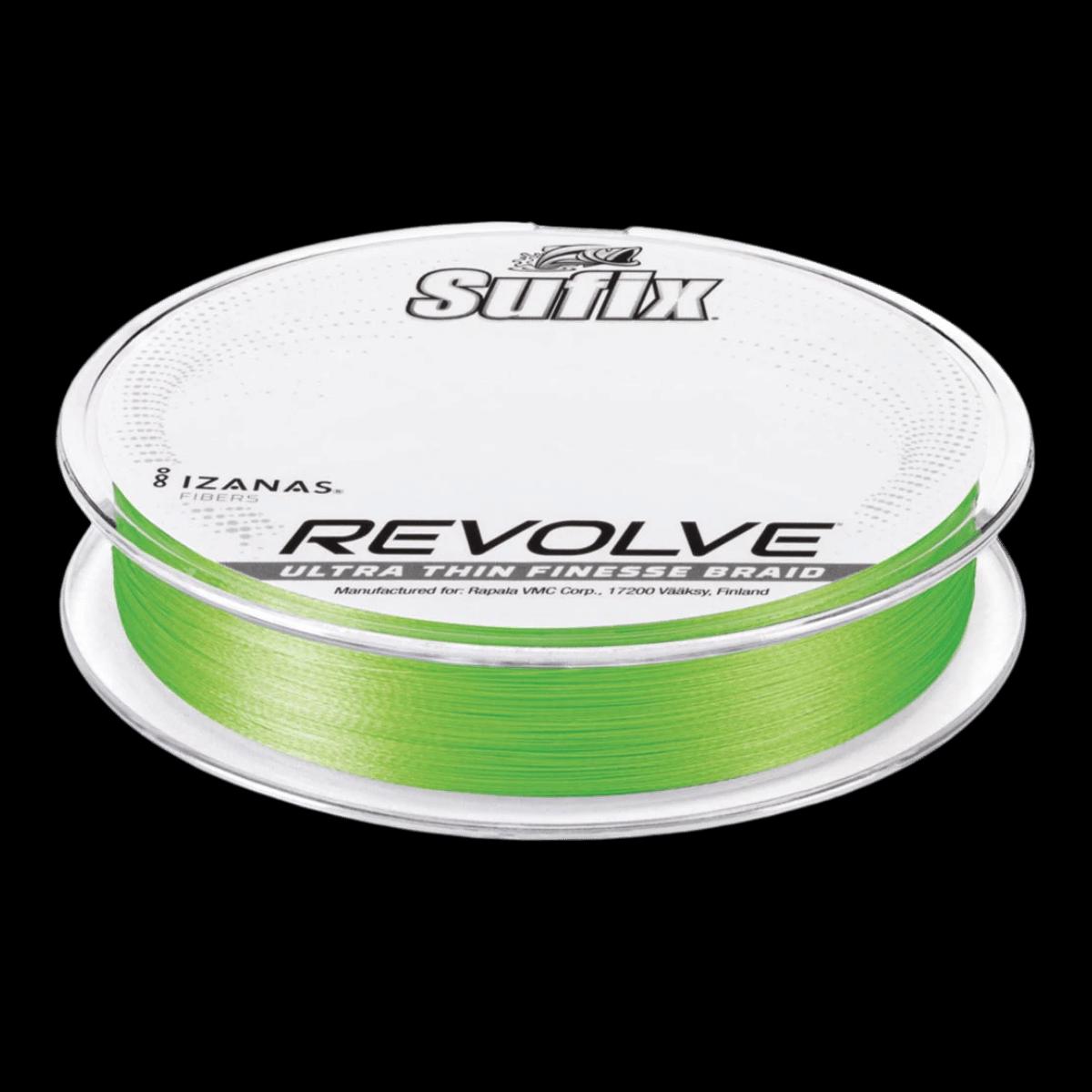 SUFIX REVOLVE FISHING BRAID 200YD - NEON LIME