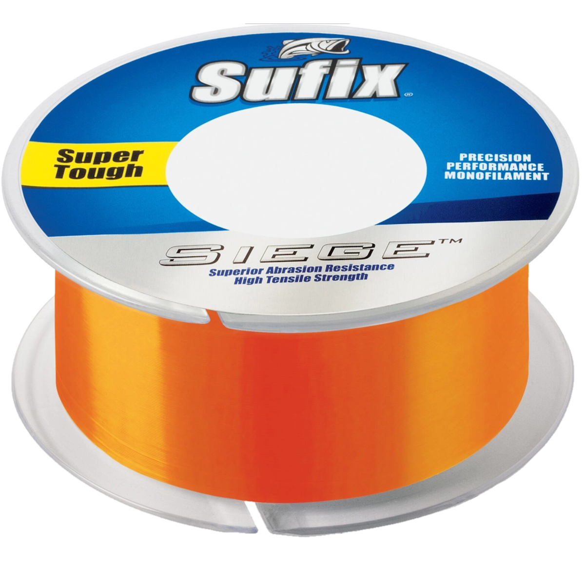 Sufix Siege Monofiliment Line 14lb, 330yds, Neon Tangerine